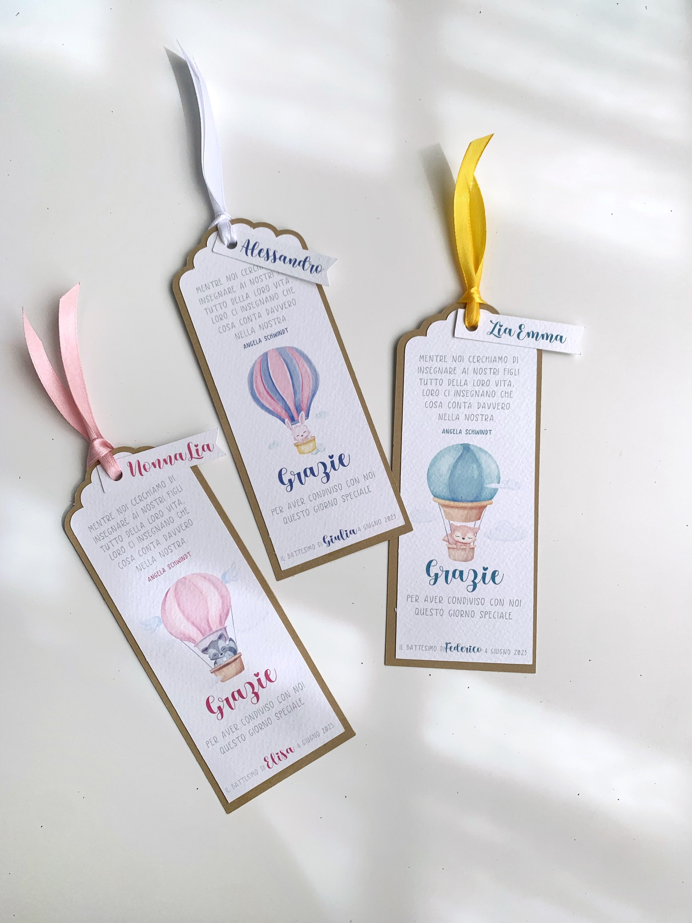 Hot Air Balloon Cross Stitch Bookmark Kit, Travel Embroidery Kit