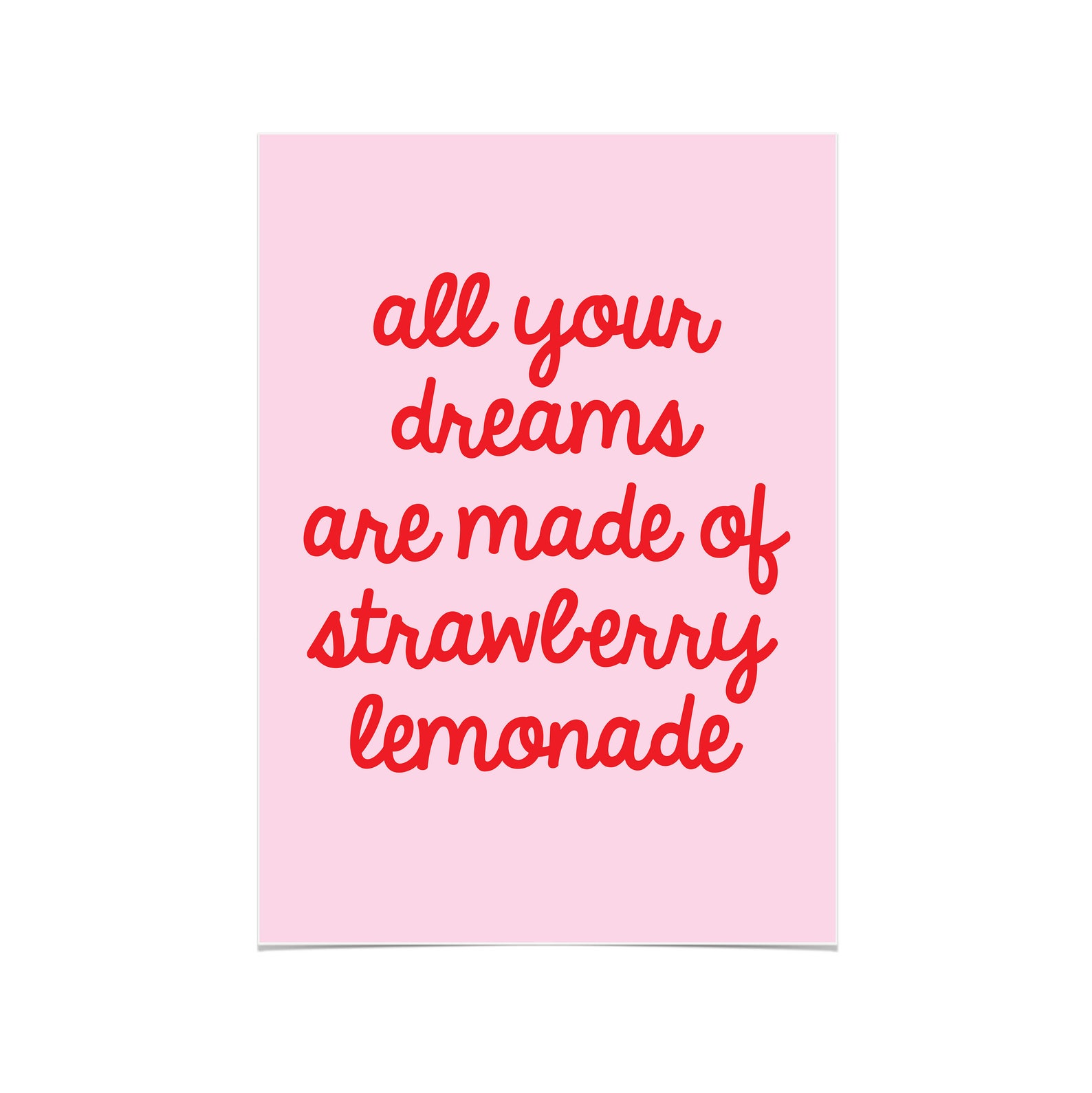 Lemonade Dreams Handmade Print Etsy