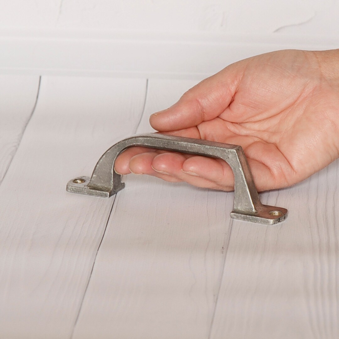 Old Door Handle Retro Door Pull Rustic Cottage Knob Aluminium Etsy