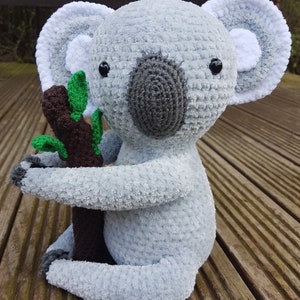 Cute crochet amigurumi Matilda the Koala plush toy pattern PDF (English)