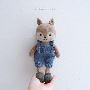 Knitting pattern: Aki the little squirrel. image 2