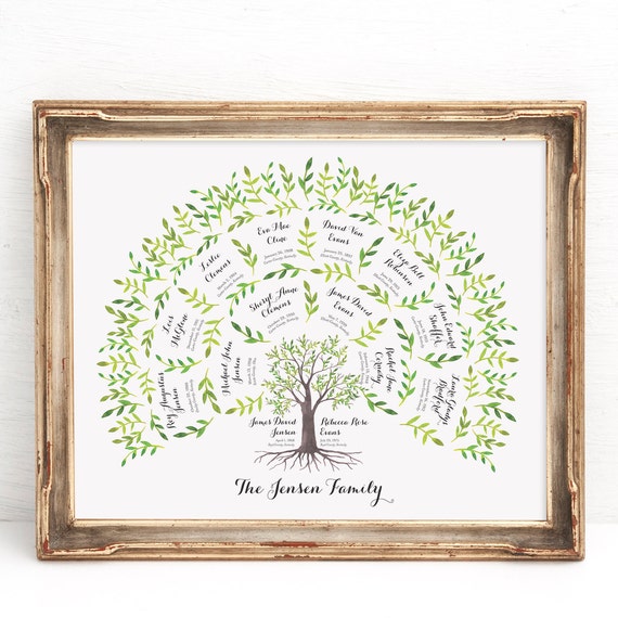 Genealogy Family Tree Chart