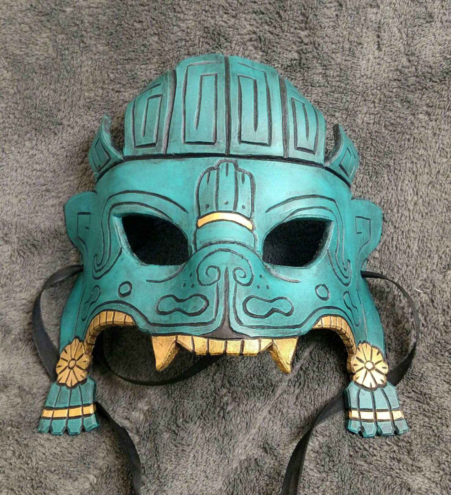 Aztec Jaguar Mask Etsy