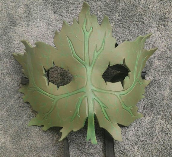 Leaf Mask Etsy