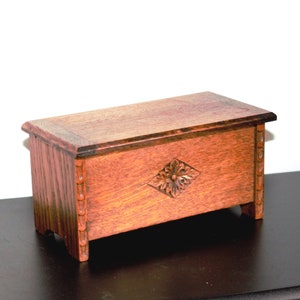 Tallent Of Old Bond Street London Reuge Musical Chest Jewelry Trinket Storage Box - Solid Wood - Vintage - Gift