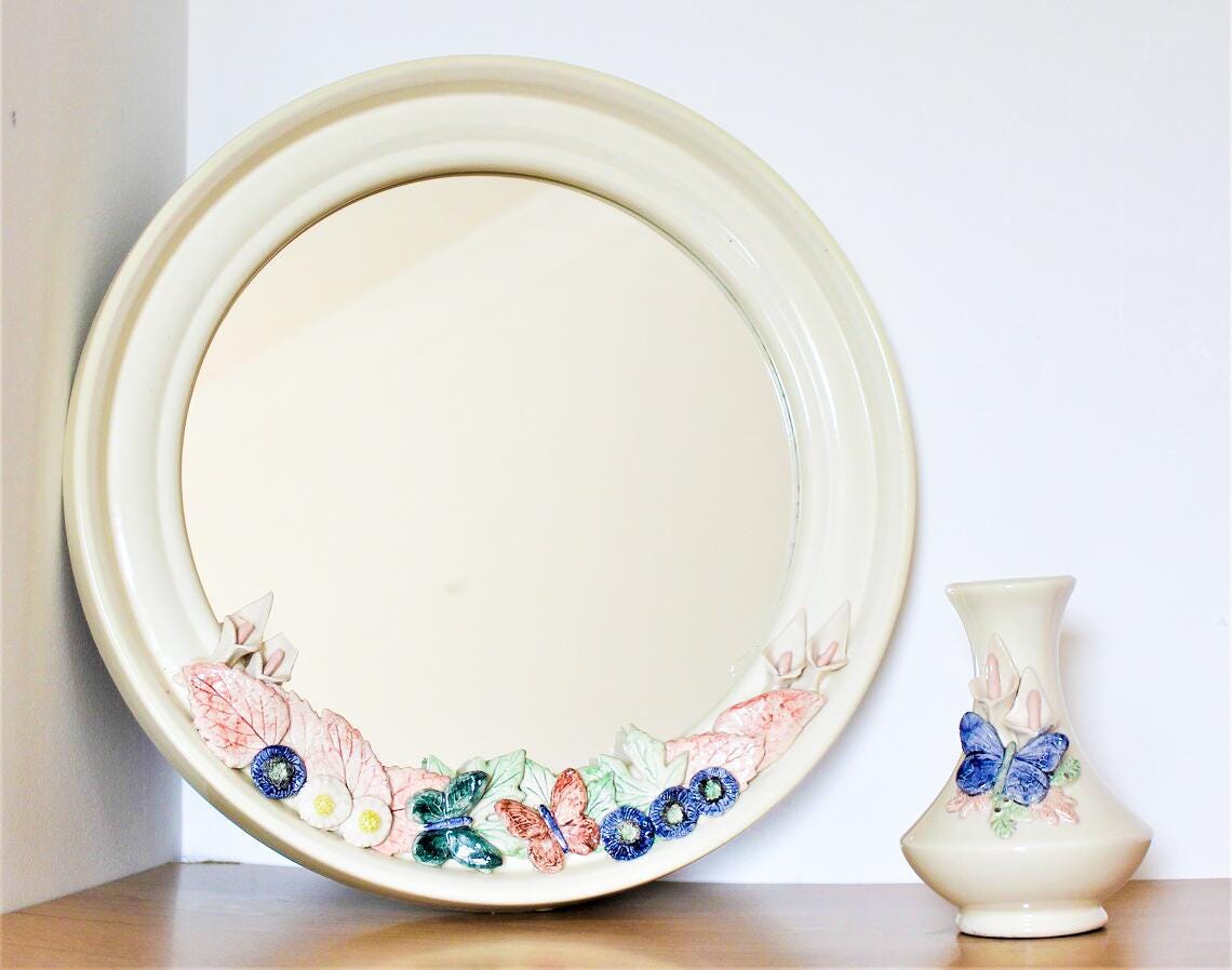 Capodimonte Mirror - Etsy