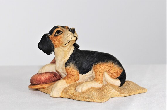 Vintage Sam Puppy Dog Figurine Rare Border Fine Arts - Etsy
