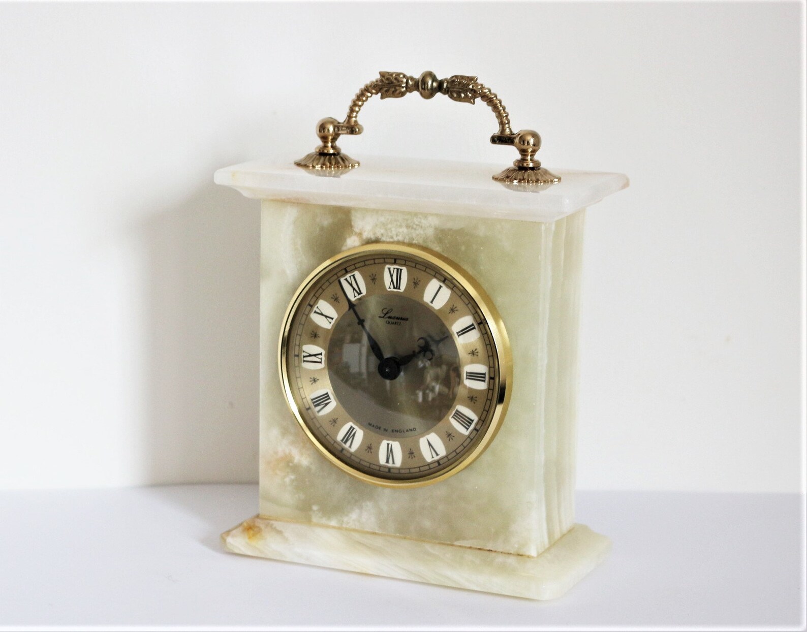 Stunning English Luxuria Lounge Mantel Display Quartz Clock Etsy