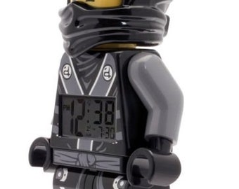 Lego Ninja Ninjago Alarm Desk Clock Home or Office Decor F81 Nice Gift 