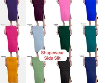 saree shapewear,Stretchable Lycra Waist band shapewear with Side Slit,Lycra Petticoat,saree peticot,Indian Sari Underskirt,Usa skirt