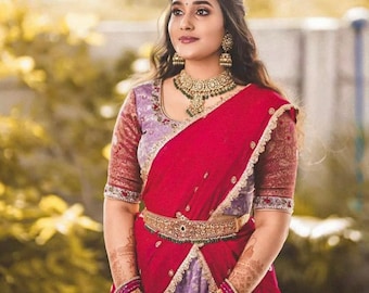 Plus Size Half Saree Etsy Plus Size Half Saree Etsy