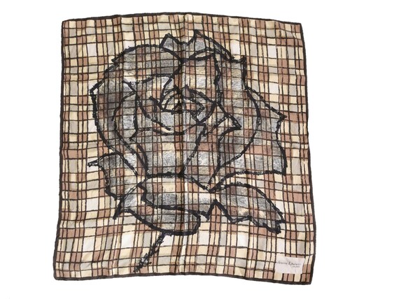 JEANNE LANVIN Silk scarf 1950s