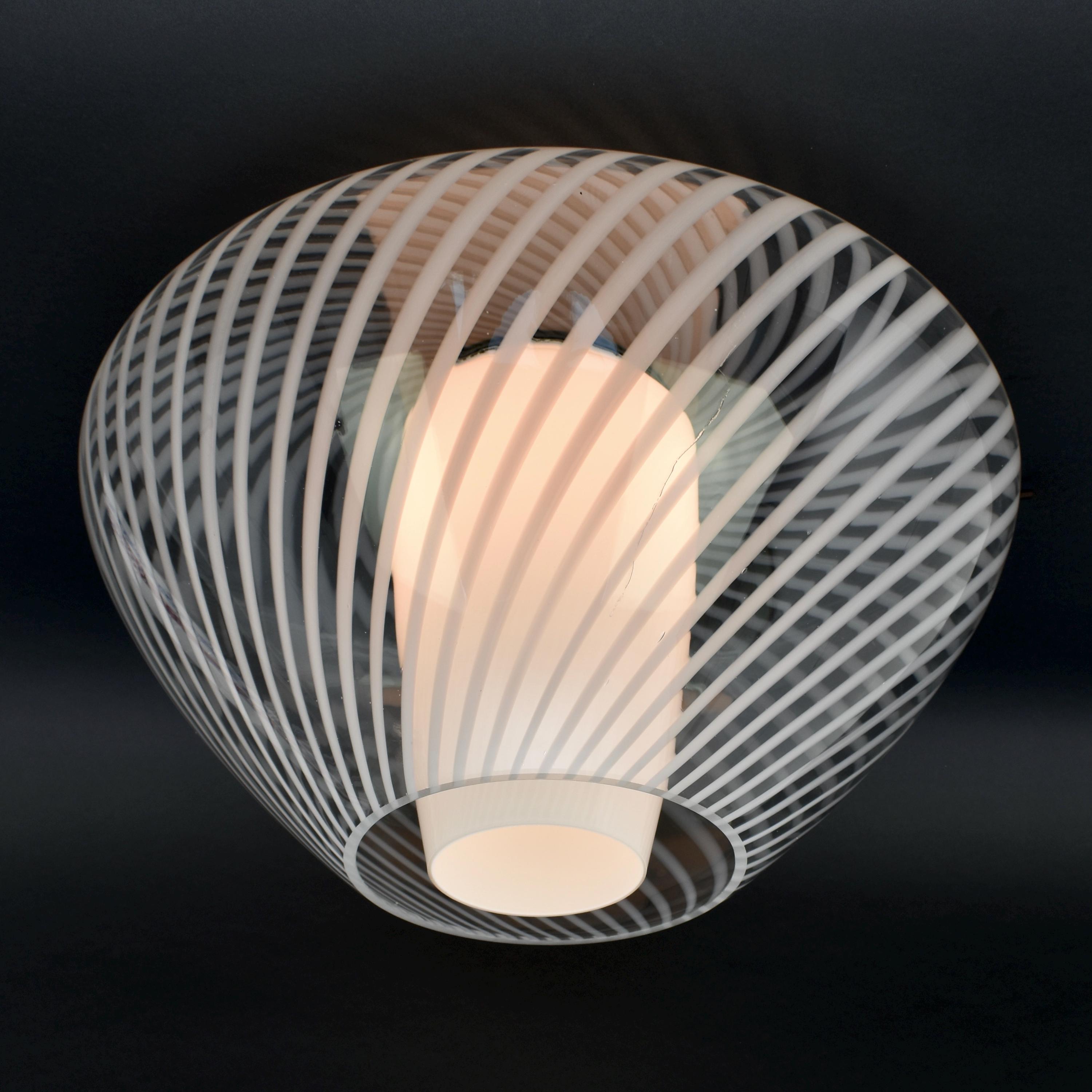 独1960年代　Aloys for Putzler ムラーノ・多層オパールガラス Large Aloys Gangkofner for Peill & Putzler Toledo Ceiling