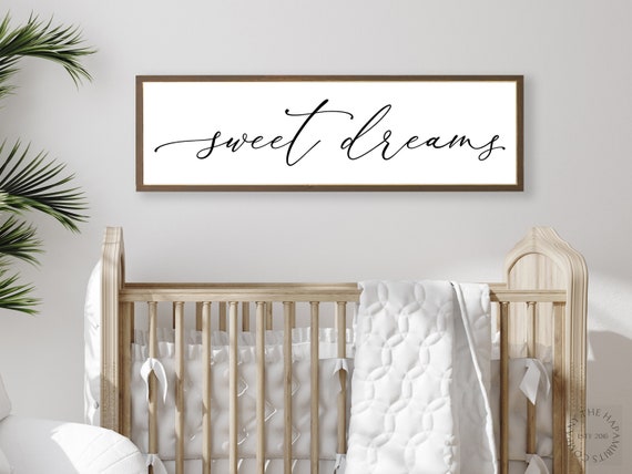 Art sales above crib