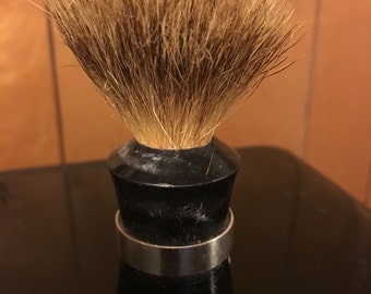 Vintage Ever-Ready black bristle shaving brush