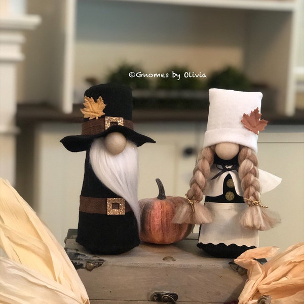Isaac & Mary Pilgrim Gnomes