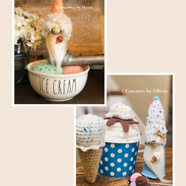 Mini Ice Cream Gnome
