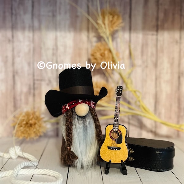 Willie Nelson Mini Gnome