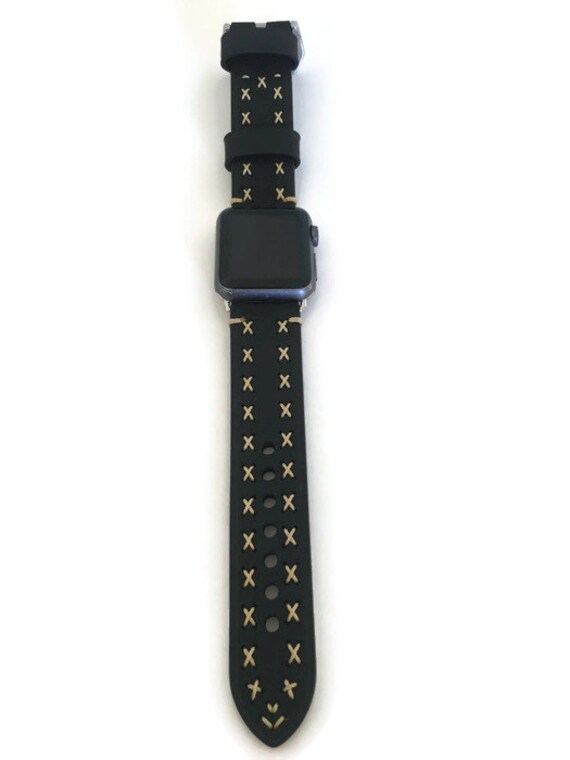 white leather apple watch band 38mm