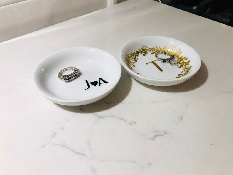 Personalized Wedding Ring Dish Jewelry Dish Personalized Etsy