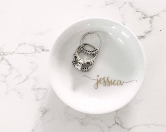 Personalized Wedding Ring dish Jewelry dish personalized initial personalized engagement, anniversary gift, name ring dis, personalized gift