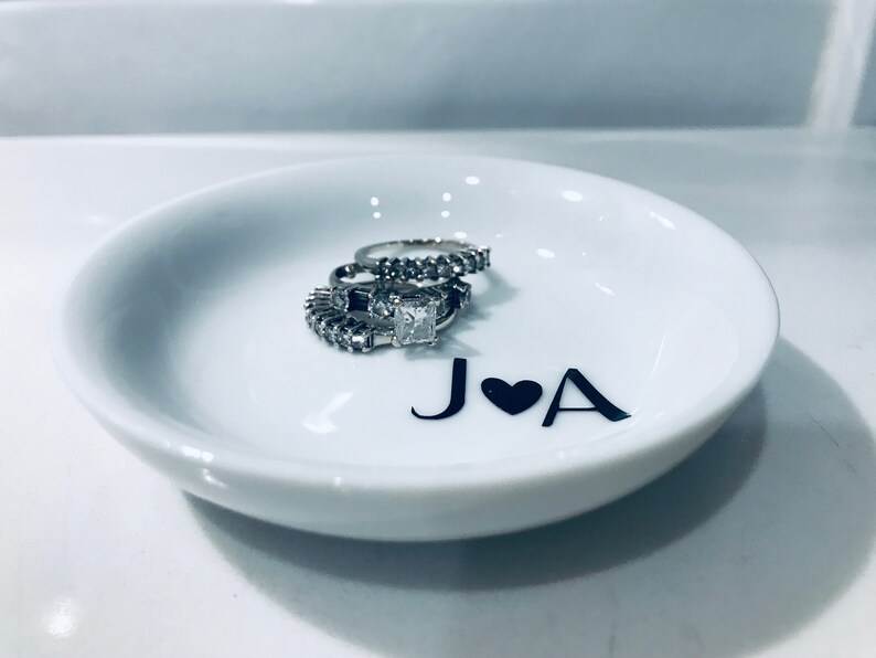 Personalized Wedding Ring Dish Jewelry Dish Personalized Etsy