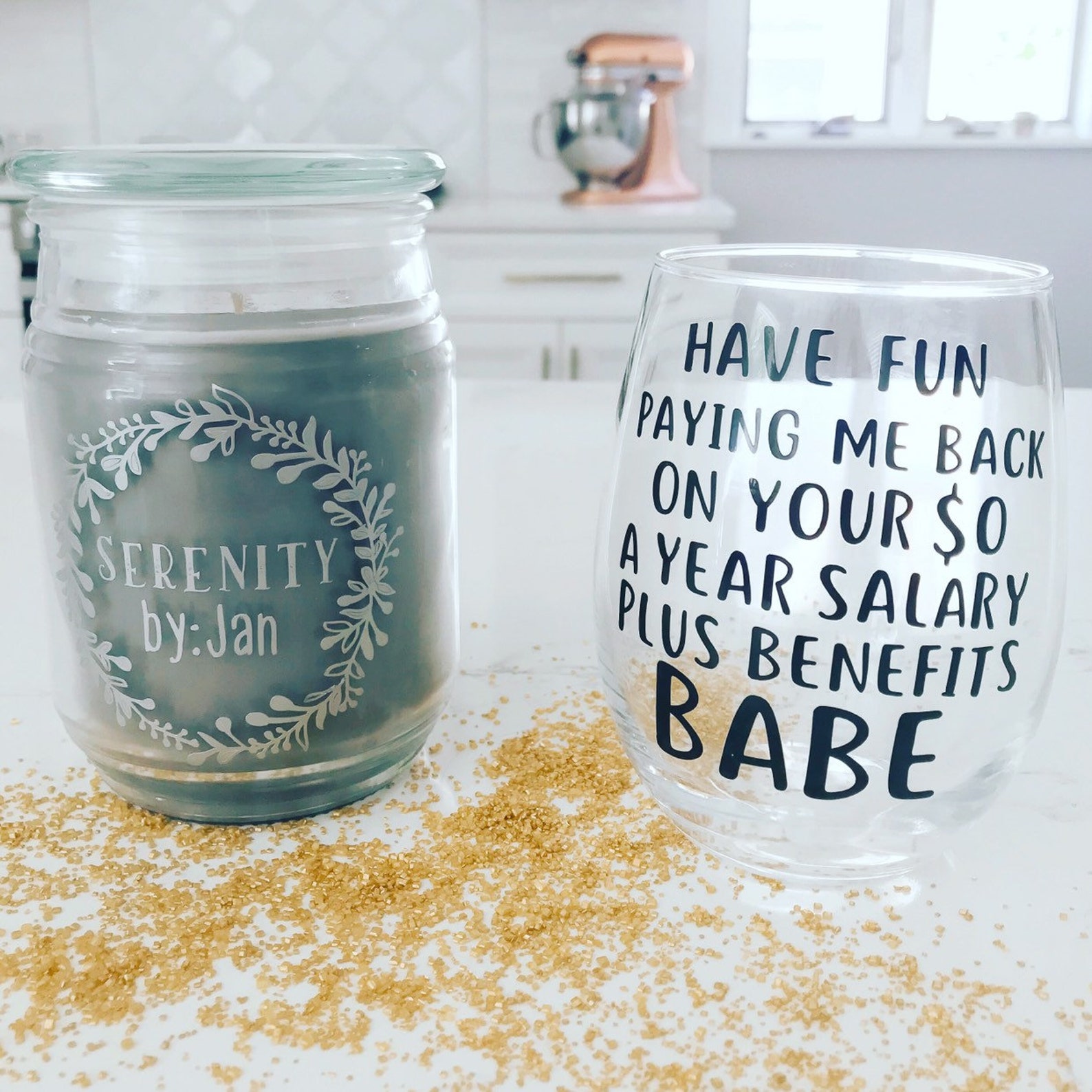 The Office Gift Serenity by Jan the Office Gift Set Candle Etsy