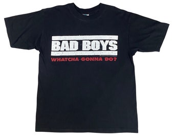 1995 Bad Boys "Whatcha Gonna Do?" Promo T-shirt (L) - Will Smith Martin Lawrence Michael Bay