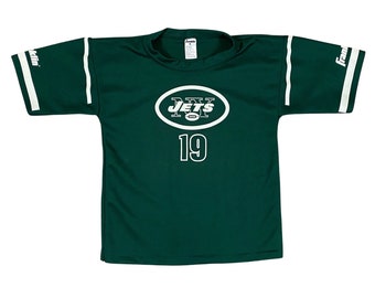 90s New York Jets #19 Keyshawn Johnson Franklin Football Jersey (YM)