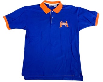 90's Florida Gators UF Color Block The Game Polo Shirt (L)