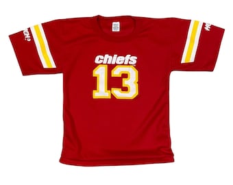 90s Kansas City Chiefs #13 Hutch Football Jersey (YM)