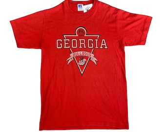 1980s Georgia Bulldogs Triangle T-shirt (S)