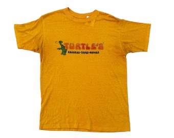 RARE 90s Turtles Atlanta Record Shop T-Shirt (M)