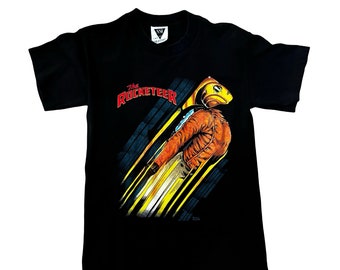 90s The Rocketeer Disney Movie Promo Single Stitch Shirt - Size YL
