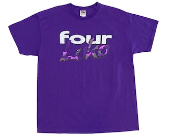 Original Four Loko Uva Berry Purple Promo T-Shirt (XL)