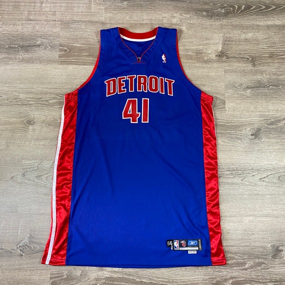 Detroit Pistons Grant Hill Mitchell & Ness Rings Collection Swingman Black  Jersey