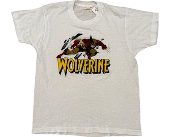 RARE 80s Marvel Comics X-Men Wolverine T-shirt (M)