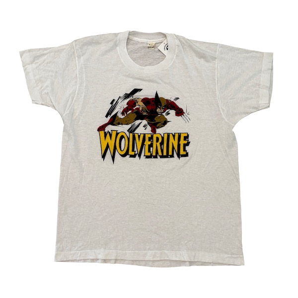 RARE 80s Marvel Comics X-Men Wolverine T-shirt (M)