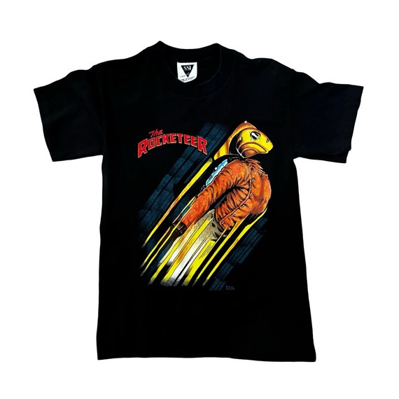 90s the Rocketeer Disney Movie Promo Single Stitch Shirt - Size YL 