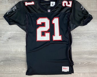 その他 DEION SANDERS ATLANTA FALCONS #21 jersey Atlanta Falcons Deion Sanders #21 Football-NFL Mitchell