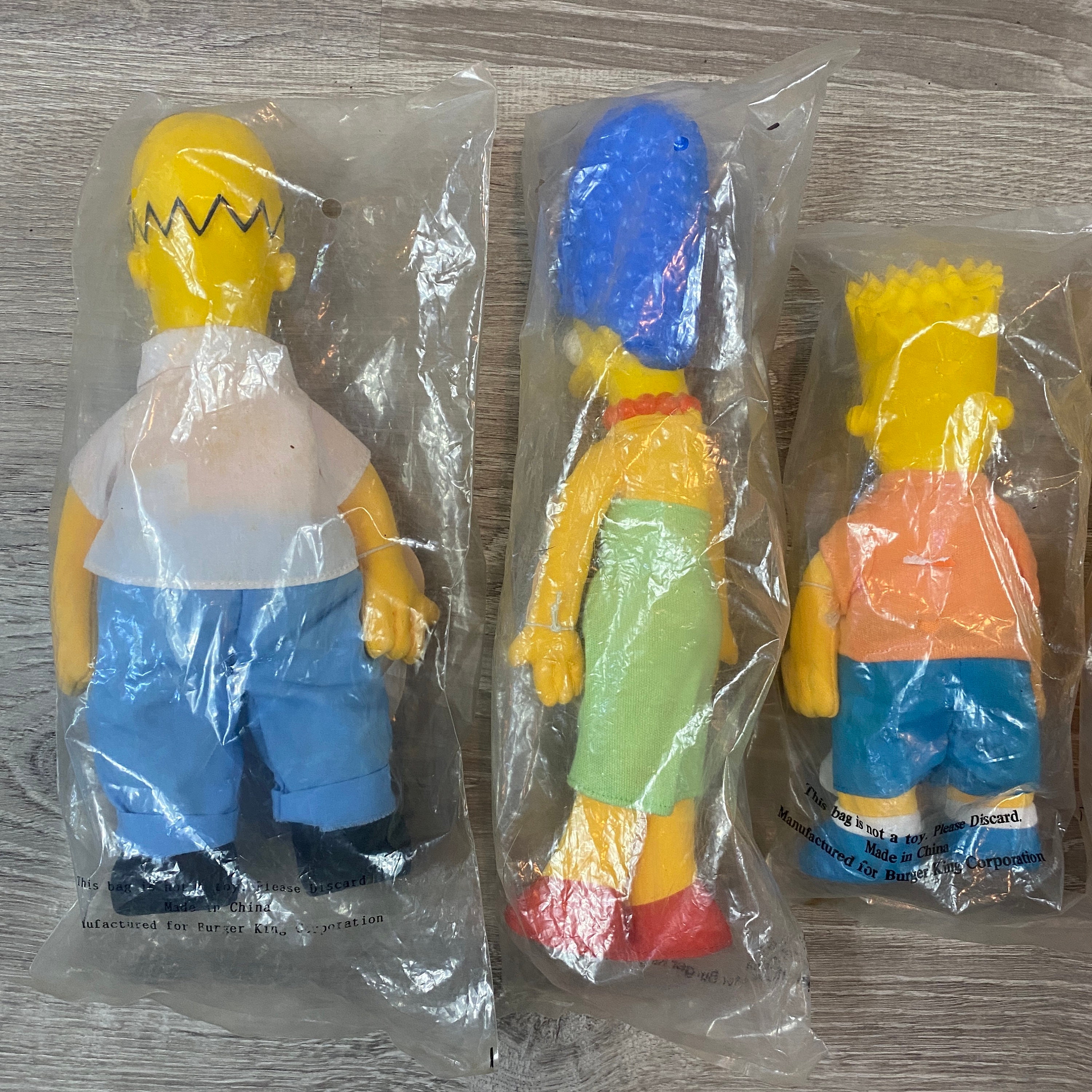 burger king simpsons dolls value