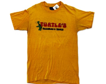 RARE 80s Turtles Atlanta Record Shop T-Shirt (M)