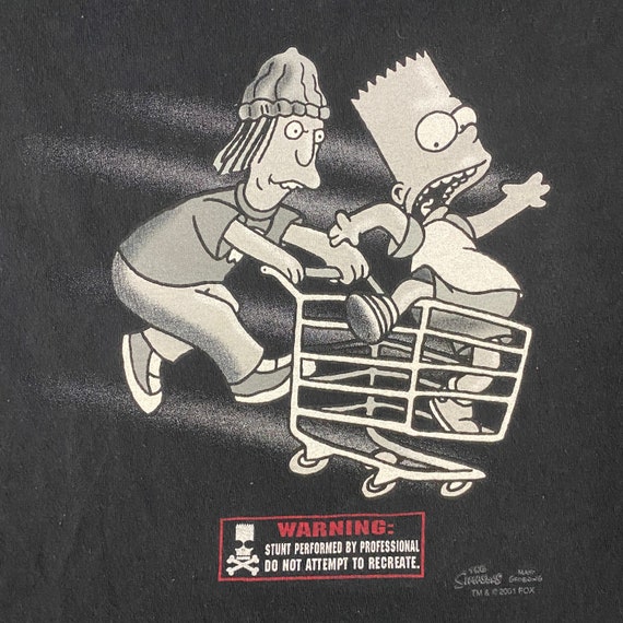 2001 Bart Simpson MTV "Jackass" Shopping Cart Jimbo J… Gem