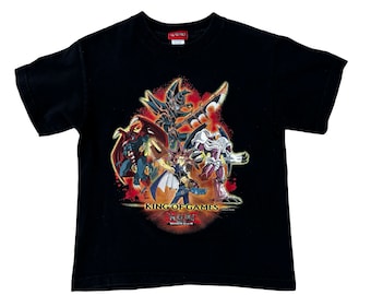 1996 VTG Yu Gi Oh King Of Games Black Tee Size Youth Small