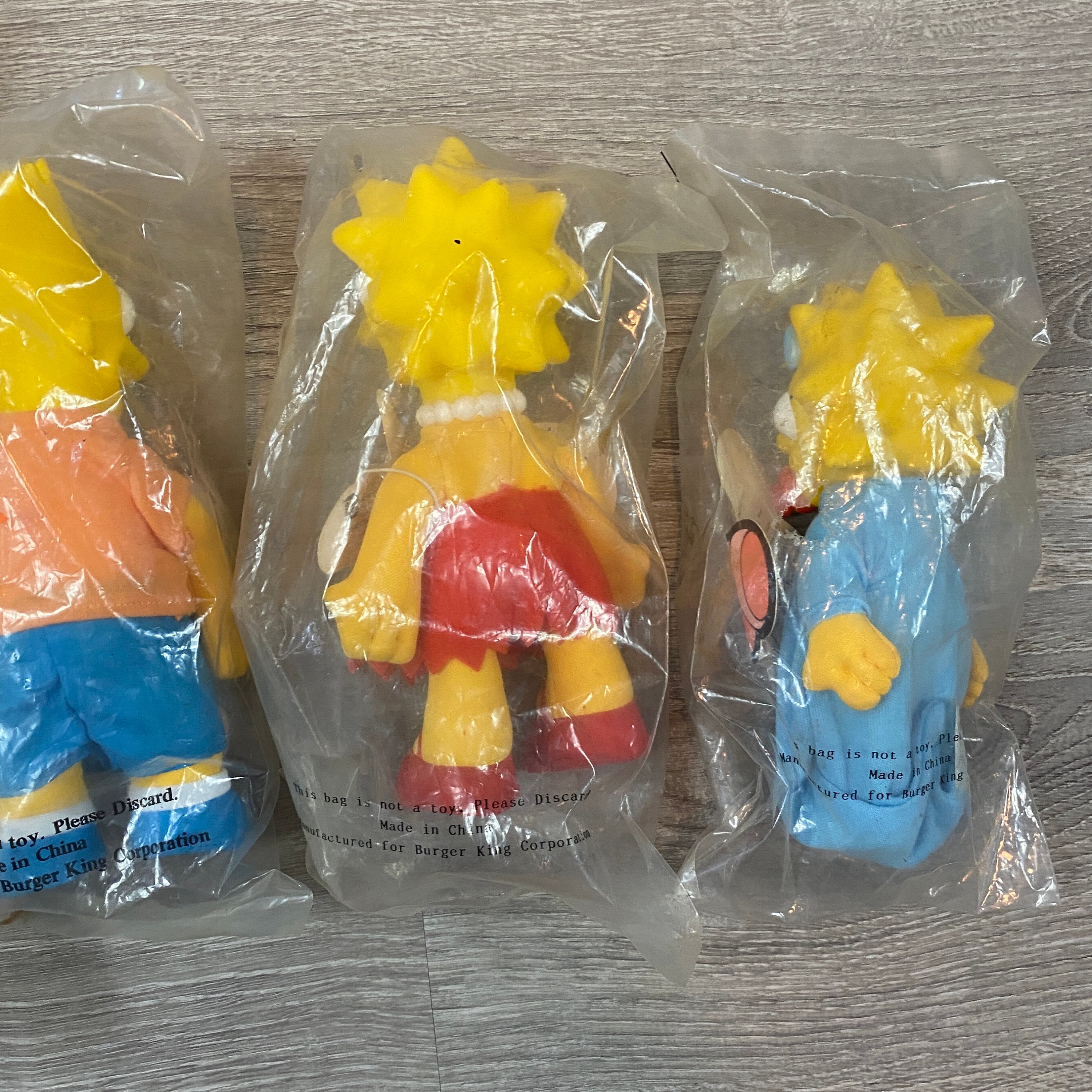 burger king simpsons dolls value