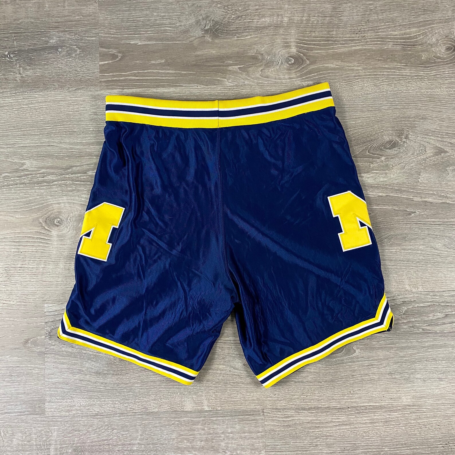 90s Fab Five Michigan Basketball Shorts Team Issue by Russell Etsy