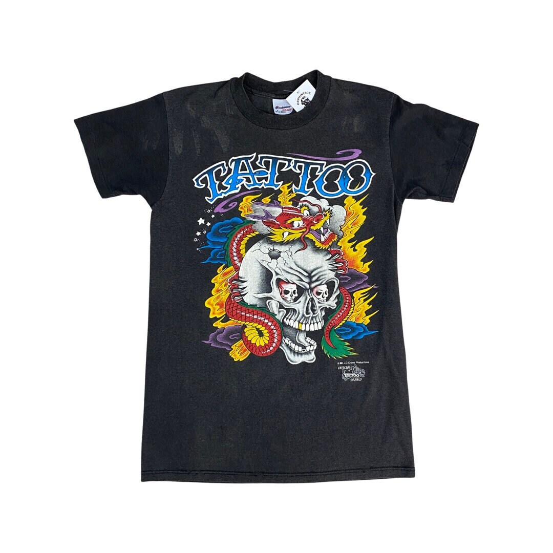 トップス TATTO LS T-SHIRT Dragon Skull Deadstock s-l1200.jpg