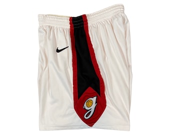 90s Game Worn Georgia Bulldogs UGA Women's Nike Basketball Shorts (36) White