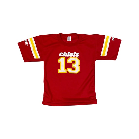 Buy 90s Kansas City Chiefs 13 Hutch Football Jersey YM Online in India 