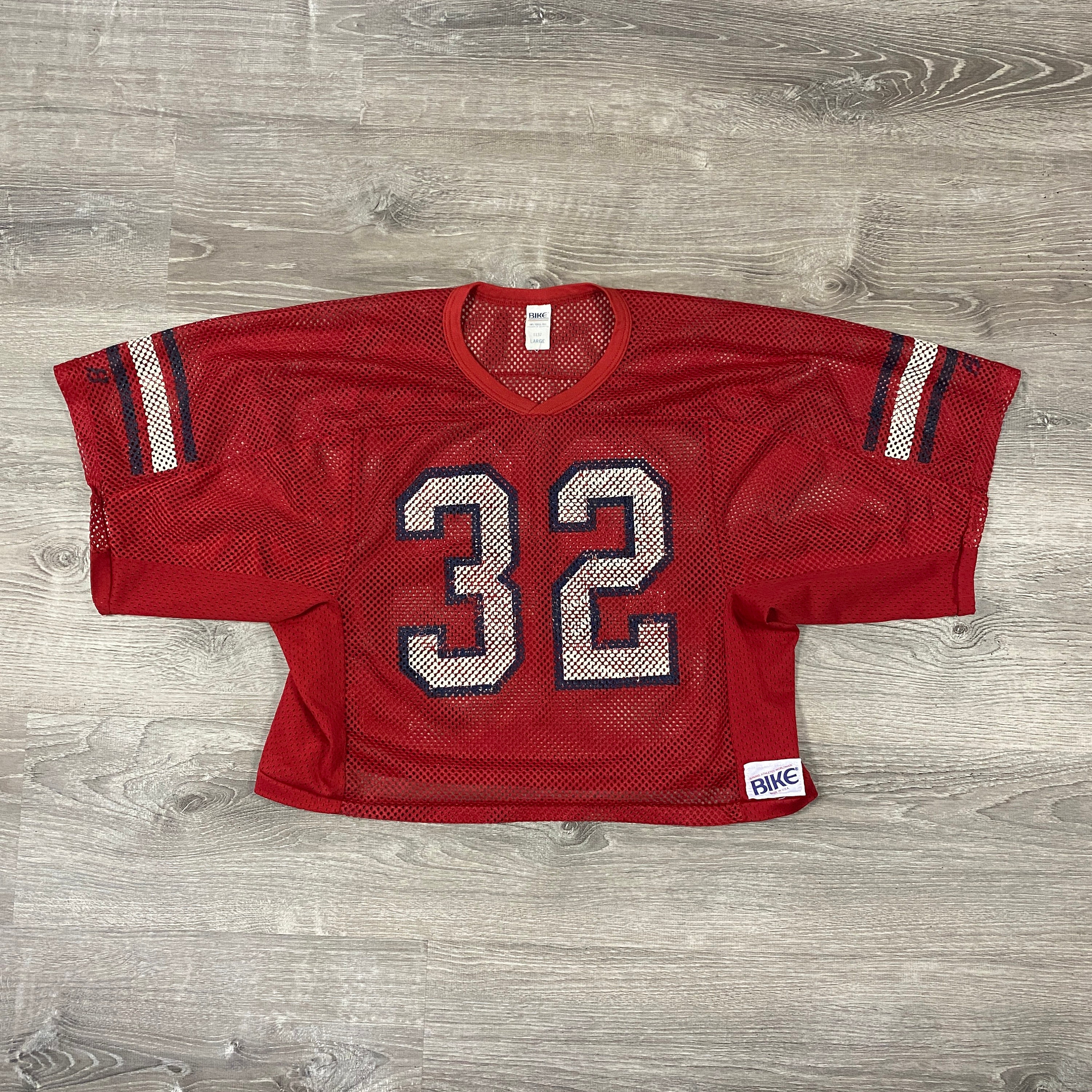 USA製 vintage mesh FOOTBALL numberingTee Vintage 80s Maroon Mesh Football Jersey Top Number 85